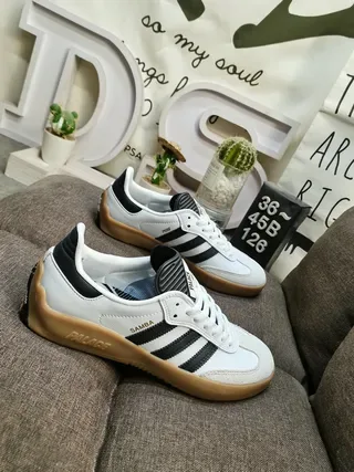 Adidas Samba Vert Olive et Jaune Moutarde Lifestyle Sneakers 9
