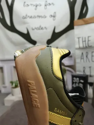 Adidas Samba Vert Olive et Jaune Moutarde Lifestyle Sneakers 23