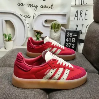 Adidas Samba Red and White Lifestyle Sneakers