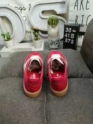 Adidas Samba Sneakers Lifestyle Rouges et Blanches 8