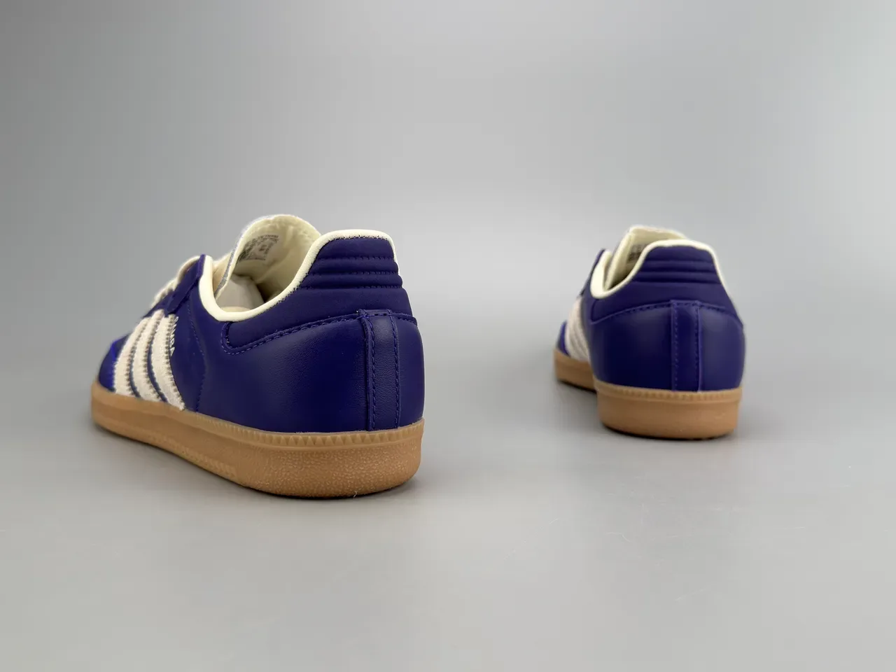 Adidas Samba Royal Blue and Cream Lifestyle Sneakers 6