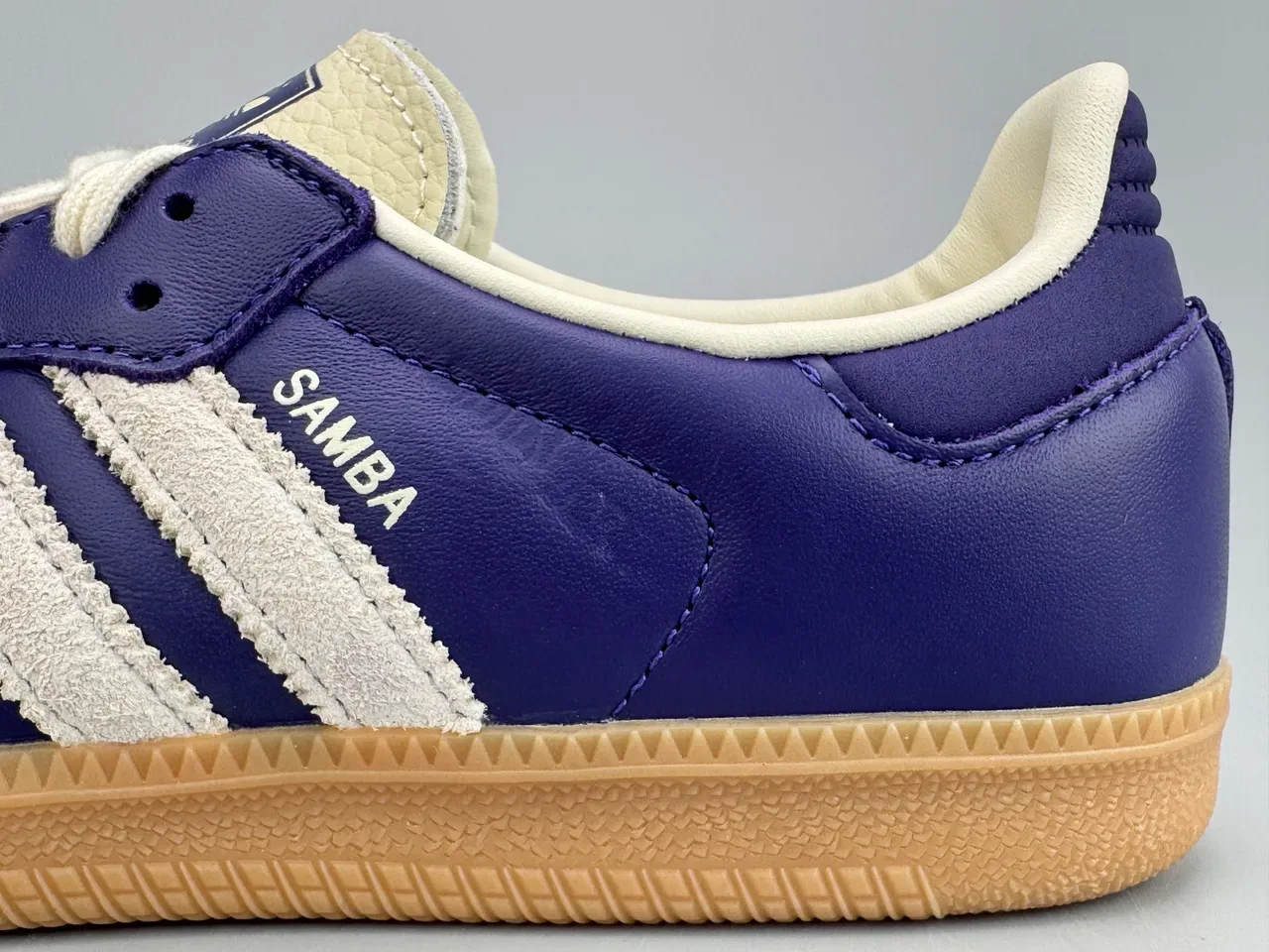Adidas Samba Royal Blue and Cream Lifestyle Sneakers 7