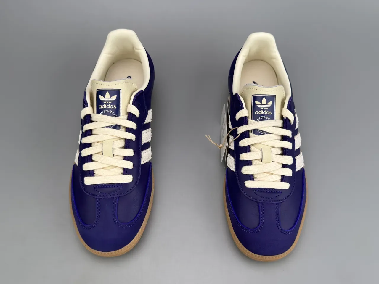 Adidas Samba Royal Blue and Cream Lifestyle Sneakers 9