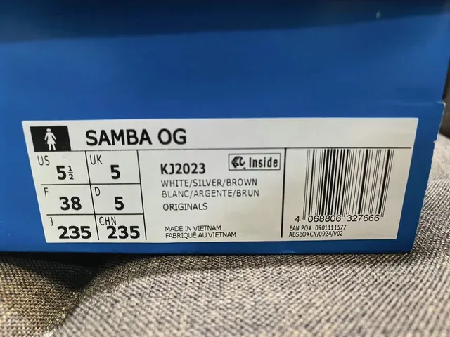 Adidas Samba White and Gum Lifestyle Sneakers 2