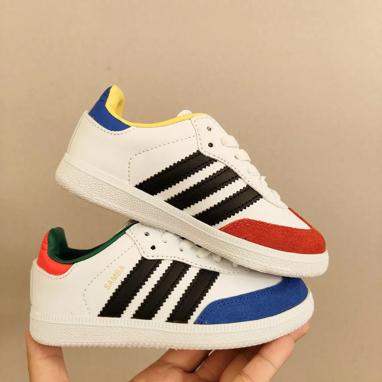 Adidas Samba White Black Gray Lifestyle Sneakers 19