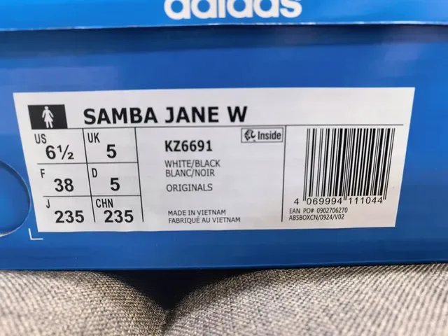 Adidas Samba White Black Gray Lifestyle Sneakers 2