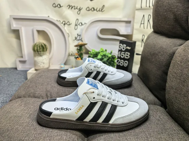Adidas Samba White Brown Gum Lifestyle Sneakers 11