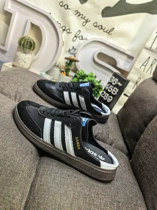 Adidas Samba White Brown Gum Lifestyle Sneakers 17