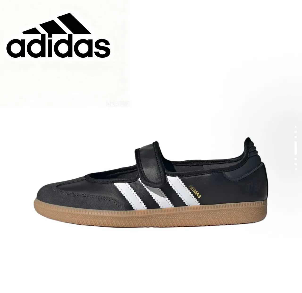 Adidas Samba सफेद भूरा गम जीवनशैली स्नीकर्स 3