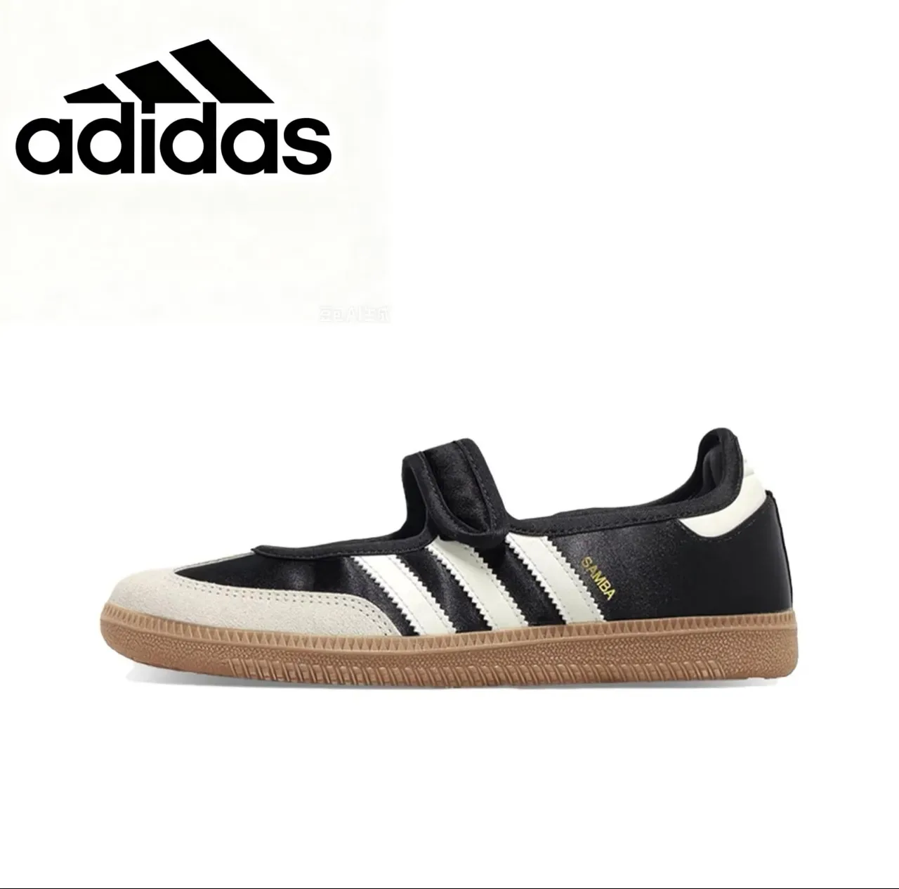 Adidas Samba सफेद भूरा गम जीवनशैली स्नीकर्स 11