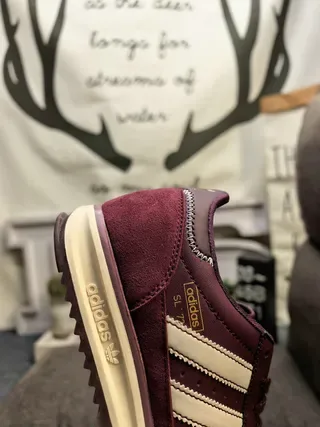 Adidas SL 72 Burgundy Cream Lifestyle Sneakers 3
