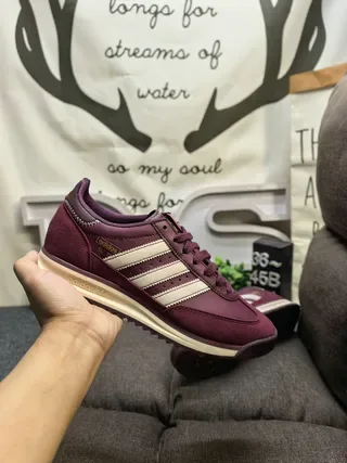 Adidas SL 72 Burgundy Cream Lifestyle Sneakers 5
