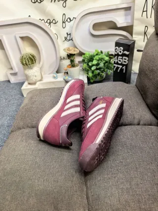 Adidas SL 72 Burgundy Cream Lifestyle Sneakers 6