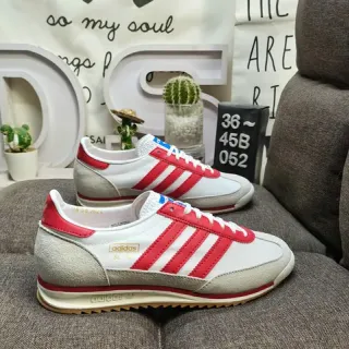 Adidas SL 72 White Red Beige Lifestyle Sneakers