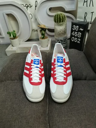 Adidas SL 72 White Red Beige Lifestyle Sneakers 10