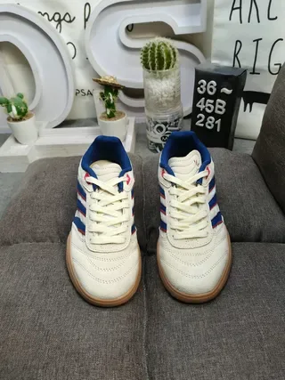 Adidas Spezial Beige Blue Red Lifestyle Sneakers 10
