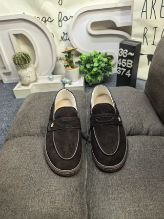 Adidas Spezial Brown Beige Suede Upper Padded Strap Loafer 10