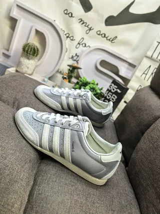 Adidas Spezial Light Gray and Cream Lifestyle Sneakers 7