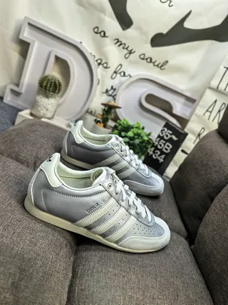 Adidas Spezial Light Gray and Cream Lifestyle Sneakers 9