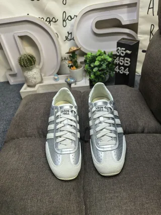 Adidas Spezial Light Gray and Cream Lifestyle Sneakers 10