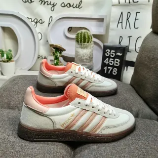 Adidas Spezial Off-White and Peach Lifestyle Sneakers