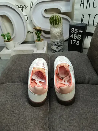 Adidas Spezial Off-White and Peach Lifestyle Sneakers 8
