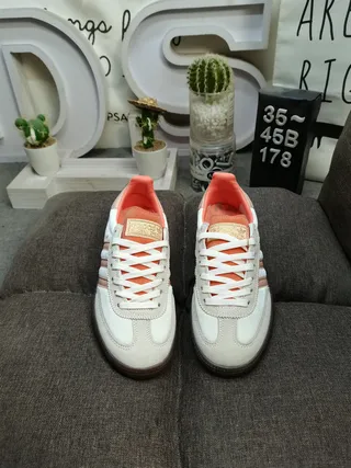 Adidas Spezial Off-White and Peach Lifestyle Sneakers 10