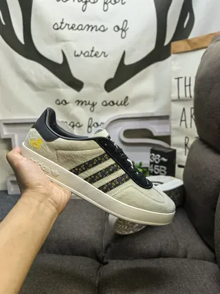 Adidas Spezial Off-White and Red Lifestyle Sneakers 5