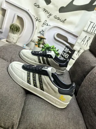 Adidas Spezial Off-White and Red Lifestyle Sneakers 7