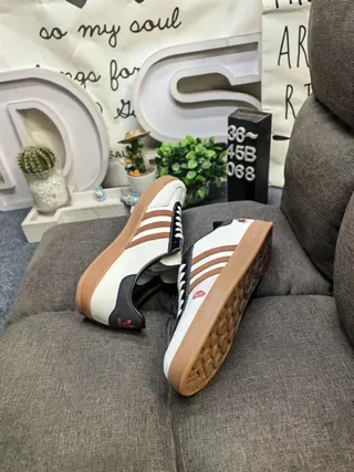 Adidas Spezial Off-White and Red Lifestyle Sneakers 16
