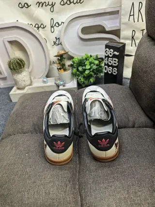 Adidas Spezial Off-White and Red Lifestyle Sneakers 18