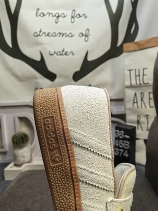 Adidas Spezial Off-White Textured Loafers 3