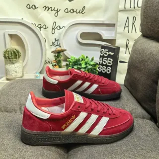 Adidas Spezial Red Suede Lifestyle Sneakers