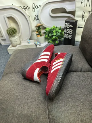 Adidas Spezial Red Suede Lifestyle Sneakers 6