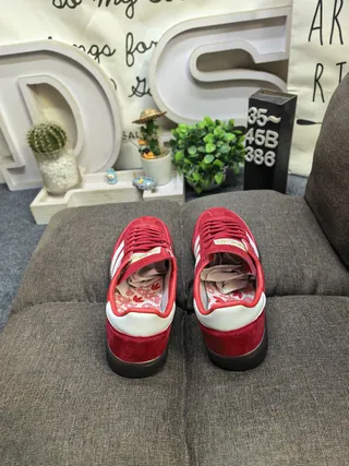 Adidas Spezial Red Suede Lifestyle Sneakers 8
