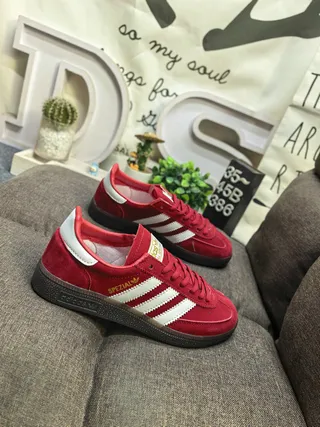 Adidas Spezial Red Suede Lifestyle Sneakers 9