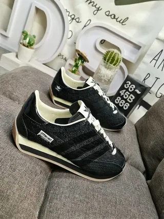 Adidas Spezial SPZL-002 Black Textured Upper Lifestyle Sneakers 9