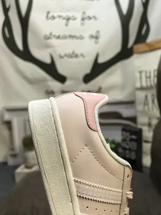 Adidas Stan Smith Beige and Pink Lifestyle Sneakers 3
