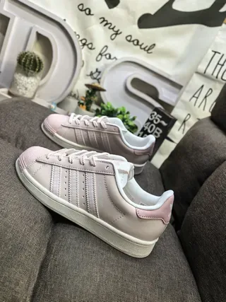 Adidas Stan Smith Beige and Pink Lifestyle Sneakers 7