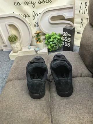 Adidas Superstar All-Black Suede Lifestyle Sneakers 8