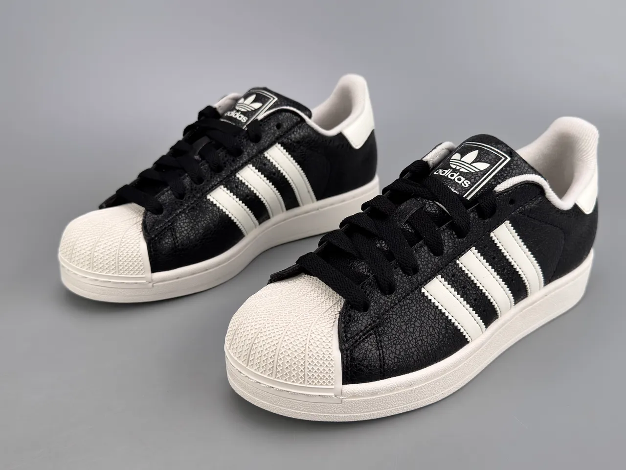 Adidas Superstar Black and White Lifestyle Sneakers 5