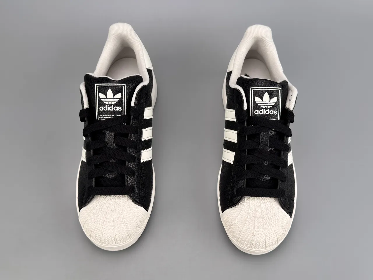 Adidas Superstar Black and White Lifestyle Sneakers 9