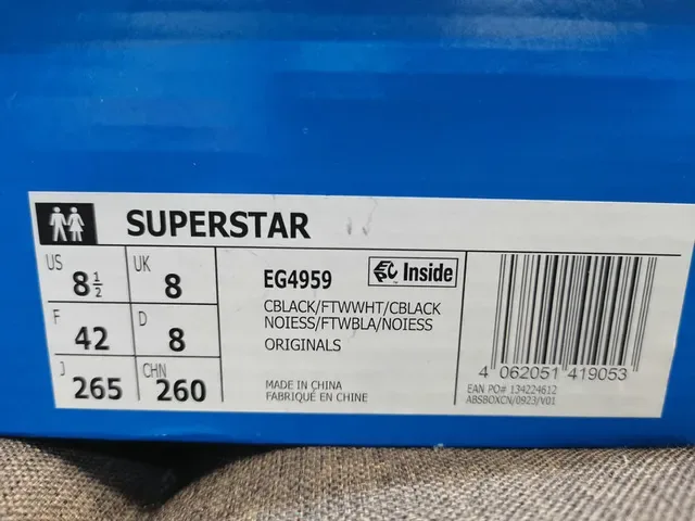 Adidas Superstar Black and White Lifestyle Sneakers 2