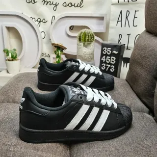 Adidas Superstar Black and White Lifestyle Sneakers