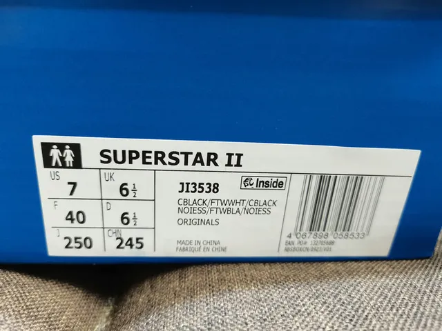 Adidas Superstar Black and White Lifestyle Sneakers 2