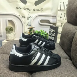 Adidas Superstar Black and White Lifestyle Sneakers