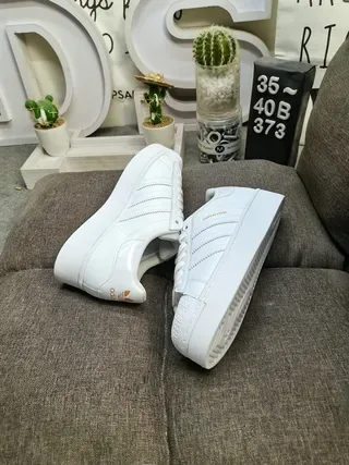 Adidas Superstar Black and White Lifestyle Sneakers 16