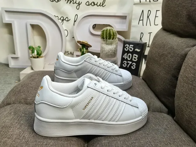 Adidas Superstar Black and White Lifestyle Sneakers 21