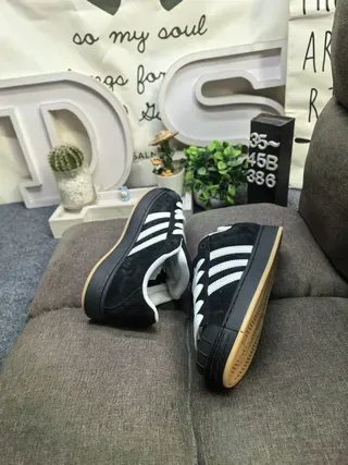Adidas Superstar Black Suede Lifestyle Sneakers 6