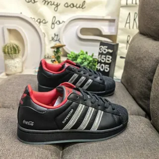 Adidas Superstar Coca-Cola Black Red Lifestyle Sneakers